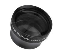Lazmin112 Teleobiettivo Convertitore Hd 2x per Fotocamera da 37 Mm, Lega di Aluminio Solida e Resistente, Impermeabile Antigraffio