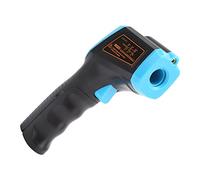 Lazmin112 Termometro Digitale a Infrarossi con Pistola per la Temperatura con Display Lcd, Industriale Gm320s per la Misurazione della Superficie di Oggetti Caldi (BLUE)