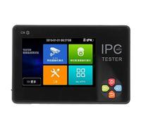 Lazmin112 Tester per Telecamera IP Portatile con Display 4K 3,5 Pollici - più Metodi di Input, Ideali per l'aggiornamento dei Vecchi Sistemi CCTV - Materiale ABS Eccellente (Plug dell'UE 100-240V)