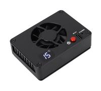 Lazmin112 Ventola di Raffreddamento per Fotocamera, Raffreddamento Silenzioso Ad Alta Efficienza, Regolazione a 2 velocità, Visualizzazione della Temperatura in Tempo Reale, per A7M4 ZVE1