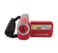 Lazmin112 Videocamera DV Portatile, Videocamera Digitale a Luce Zoom Digitale 16MP 16x Elettronicamente, Impedire Elettronicamente SHEK con la Connessione USB per i Viaggi (32GB)