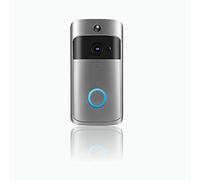 Lazmin112 Videocamera per campanello WiFi, citofono video WiFi intelligente citofono senza fili, visione notturna, rilevamento del movimento PIR, grandangolo di 166 gradi, impermeabile