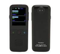 Lazmin112 Vocale Tradutore Intelligente 138 Lingue, Touch Screen DA 2,4 Pollici, 1 GB di RAM 8 GB di Rom, Dispostitivo Tradtutore di Lingua Wifi Portatile, Traduzione BidireZionale, (BLACK)
