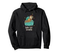 Lazy But Lovable Sloth Relaxing Funny Cute Animal Felpa con Cappuccio