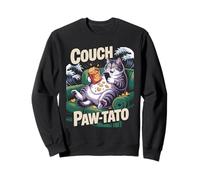 Lazy Cat Couch Pawtato Patatine Chips Gattino Felpa