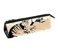 Lazy Cats - Astuccio per cancelleria, matite, cosmetici, borsa compatta con cerniera, Multi, 5.5 ×6 ×20CM/2.2x2.4x7.9 in, Organizer per borse