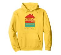 Lazy Cement Gag Matching Cat Spooky Casual Stagione Party Felpa con Cappuccio