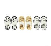 Lazy Cleaning Made Simple Mop Pantofole per una manutenzione rapida ed efficiente del pavimento durante gli spostamenti (mucca bianca)