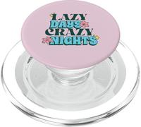 Lazy Days Crazy Nights (Dichiarazione di vacanza) PopSockets PopGrip per MagSafe