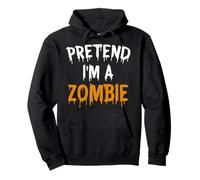 Lazy Easy Halloween Costume Fingere di Essere Uno Zombie Felpa con Cappuccio