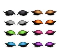 Lazy Eye Shadow Eyelash Patch, 8 paia di Patch Ciglia Ombretto, Kit di ciglia riutilizzabili, 3 in 1, Senza Colla, Impermeabili e Facili da Applicare/Rimuovere (8 paia)