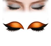 Lazy Eye Shadow Eyelash Patch,Lazy Eyeshadow Eyelash Patch,Eye Shadow Eyelashes Makeup Stickers,2-in-1 Reusable Eyeshadow & Eyelashes Makeup Stickers,Adhesive Eyeliner Makeups Sticker (A)
