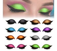 Lazy Eye Shadow Eyelash Patch, Repairig Eye Shadow Eyelash Patch, Lazy Eyelashes Stickers, EyeShadow, Eyeliner, Double Eyelids, Waterproof Stain-Proof, Not Easy to Fall Off, Can be Cut (1Set)