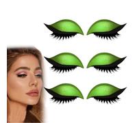 Lazy Eye Shadow Eyelash Patch, Reusable Eye Makeup Stickers, 2-In-1 With False Lashes & Shadow, Makeup Stencils Sticker for All Shapes (3pcs-G)