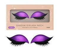 Lazy Eye Shadow Eyelash Patch - Reusable Sticker For Women,Smudge-Proof Long-Lasting Women Party Travel Night Out Wedding Bridal Halloween Photoshoot Stage
