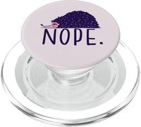 LAZY HEDGEHOG dice NOPE Non oggi introverso divertente meme PopSockets PopGrip per MagSafe