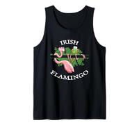 Lazy Irish Flamingo Shamrock - Tazza da Birra St Pattys Day Canotta