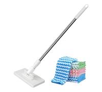 Lazy Mop Detergente per Pavimenti - Mop per la Polvere Staccabile e Cambio Rapido Automatico, Pulizia della Superficie in Legno, Cucina Bagno Casa Appartamento Soggiorno Camera da Strumento ṕer