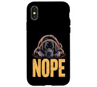 Lazy Nope Terranova Cane Custodia per iPhone X/XS
