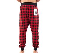 Lazy One Pantaloni da Jogging da Uomo, Comodi, Caldi, con Tasche, Sleep Wild - Pantaloni da Jogging da Uomo, L