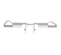Lazy Readers Glasses - Lazy Lying Down Reading Prism Glasses, Stylish Horizontal Spectacles for Book Reading & TV Watching | in metallo in acciaio inossidabile elastico, ottico Periscope