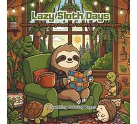 Lazy Sloth Days: Charming and Relaxing Forest Haven Scenes with Cottage Inhabitants
