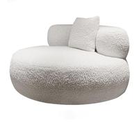 Lazy Sofa Chair, poltrona moderna e minimalista, accogliente arredamento per camera da letto, divano singolo in lana di agnello, sedia da balcone casual, design confortevole per il relax