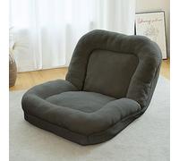 Lazy Sofa Couch Bed, Foldable High Back Floor Gaming Chair, Softly Cushioned, Easily Folding for Teens Adults Accent Bean Bag Couch for Bedroom Salon Office Living Room People, Families
