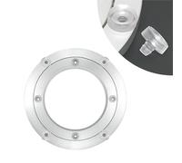 Lazy Susan Base Girevole Manuale Per Tavolo Da Pranzo Ø 12-100 Cm Heavy Duty Lega Alluminio Giradischi Cuscinetti, Rotazione Liscio A 360° Antiscivolo Cuscinetto Piatto Girevole A Sfera