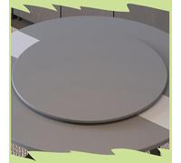 Lazy Susan - Giradischi da cucina, 80 cm, grande vassoio rotante per tavolo da pranzo, 60 cm, piatto da portata rotondo, facile da condividere con gli alimenti, grigio (101,6 cm)