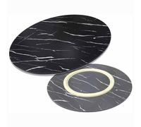 Lazy Susan - Giradischi in legno con rotazione silenziosa a 360°, per servire e pranzare