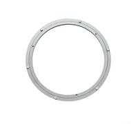 Lazy Susan Hardware in alluminio di alta qualità con cuscinetto rotante da 12-39 cm, base rotonda girevole per tavolo da cucina, piattaforma da pranzo, argento (30,5 cm)