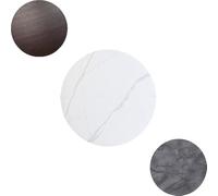 Lazy Susan In Legno Piatto Girevole Per Tavolo Da Pranzo, Vassoio Rotante 50 60 70 80 90 100cm Per Condividere Facilmente Il Cibo In Tavola(White Marble Veins,50cm/19.6in)