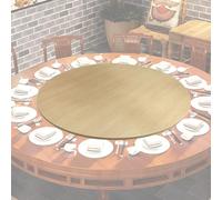 Lazy Susan - Piatto girevole rotondo in legno, con cuscinetti, 50 cm, girevole a 360°, per cucina e tavolo da pranzo, perfetto per condividere il cibo