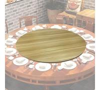 Lazy Susan - Piatto girevole rotondo in legno, con cuscinetti, 50 cm, girevole a 360°, per cucina e tavolo da pranzo, perfetto per condividere il cibo