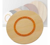 Lazy Susan - Vassoio da portata in legno massello, 100 cm, rotondo, girevole, per cucina, robusto, ideale per intrattenimento e sala da pranzo, perfetto per decorare la casa