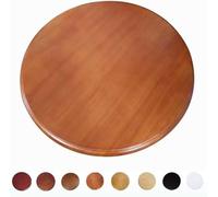 Lazy Susan Vassoio girevole in legno a 360°, per cucina e tavolo da pranzo, grande piatto da portata rotondo per feste e riunioni di famiglia