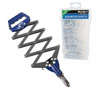 Lazy Tong Blind Pop Pot Rivet Rivet Gun 2,4 mm - 6,4 mm + 320 rivetti in allu...