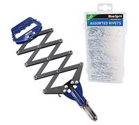 Lazy Tong cieco Pot rivetto pistola rivettatrice 2.4mm - 6,4mm + 320 rivetti