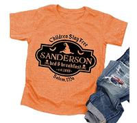 LAZYCHILD It's Just A Bunch of Hocus Pocus Graphic - Maglietta per bambini, ragazzi e ragazze, Colore: arancione., 24 mesi