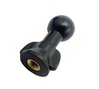 lazyfun Facile da Installare 17 mm Testa A Sfera A 1/4 Dado Adattatore Live Streaming Supporti Connettore In Plastica Per Smartphone E Treppiedi Plastica Adattatore Telefono