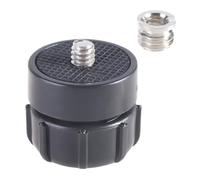 lazyfun Giunto multiuso da 17 mm su viti filettate da 1/4 pollici e 3/8 pollici per registratori video, fotocamere DSLR Action Fotocamere Treppiede adattatore attacco di montaggio