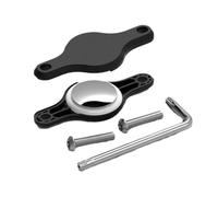 lazyfun Supporto universale per dispositivo di localizzazione della bicicletta, con viti di sicurezza, facile installazione, custodia nascosta per la sicurezza della bicicletta, antifurto