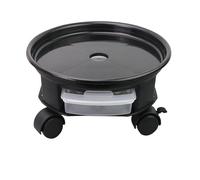 lazyfun Vassoio portatile con ruota, robusto scaffale per piante arrotolato, supporto interno quadrato, per la conservazione, balcone, giardinaggio, esterno, interno