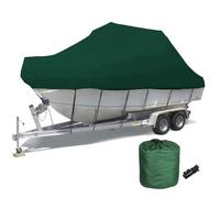 LazySof Copertura Antipolvere per Barche 11-27ft 210D Oxford Resistente ai Raggi UV Resistente all'Acqua per Yacht Speedboat Fish-Ski V-Hull,25to27FT: 1010x590cm