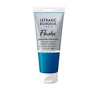Lefranc Bourgeois Flashe Colore Acrilico, Blu Ceruleo (Imit.), 80ML, 80 unità
