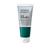Lefranc Bourgeois Flashe Colore Acrilico, Verde Ftalo, 80ML