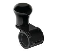 LB Revolve Pomello Volante In Alluminio Anodizzato Nero Staffa Nera
