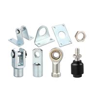 LB/SDB/Y/I/FA/F/U Joint Fitting Mounting Bracket For MA MAL16 20 25 32 40mm Mini Cylinder Accessories(Nut)