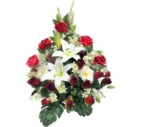 LBA Centro Fiori Artificiali per Cimitero Anche per Chiese Speciale Giorno di Tutti i Santi Dimensioni: 70 x 65 x 35 cm.